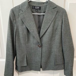 Size 8 Grey Vintage Larry Levine Blazer